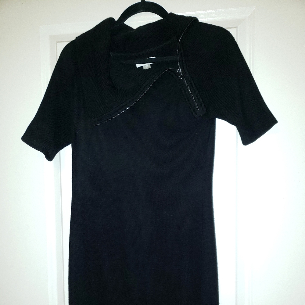 NWOT CALVIN KLEIN Black Short Sleeve Dress
